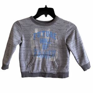 Cherokee Crew Neck Gray Sweatshirt